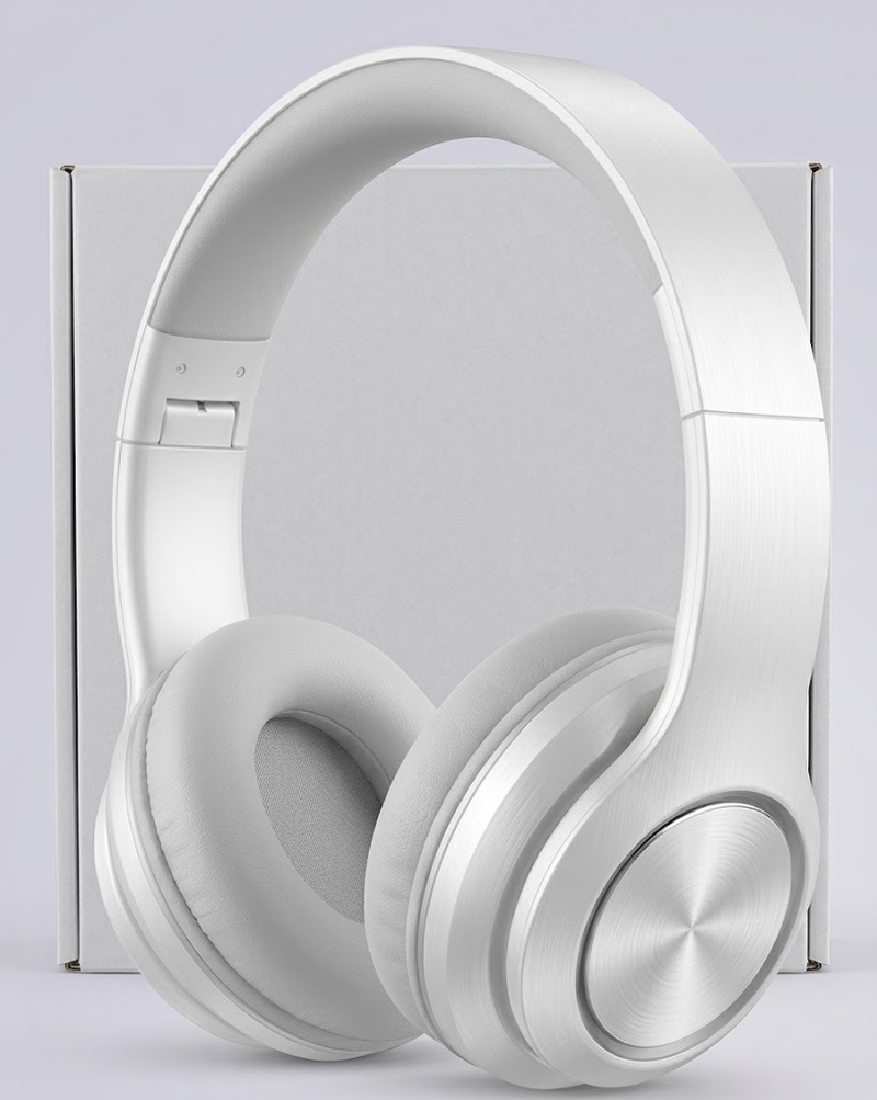 Audífonos Inalámbricos EV80 Sport Helper over-ear color Blanco con caja