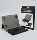 Funda Carcasa con Teclado Inalámbrico Bluetooth Universal para Tablets 9-11" - Color Negro